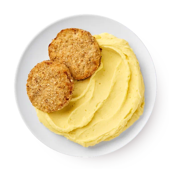 Котлеты куриные с картофельным пюре Mfood.kz