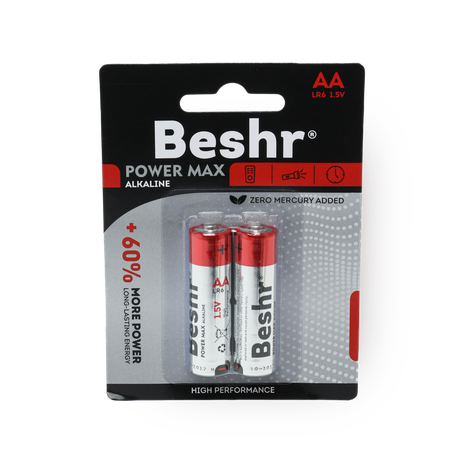 Батарейка Beshr Power Max Alkaline 2B Aa Lr6 1.5V