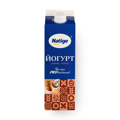 Йогурт Natige Pro ананас-кокос 1,5%