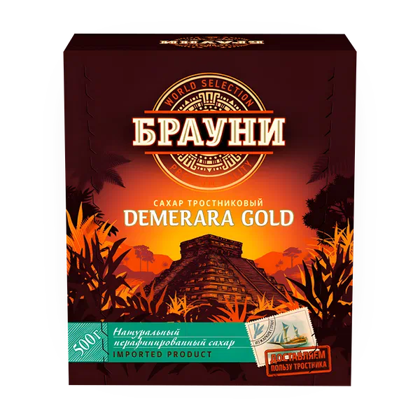 Сахар тростниковый Demerara Gold «Брауни»