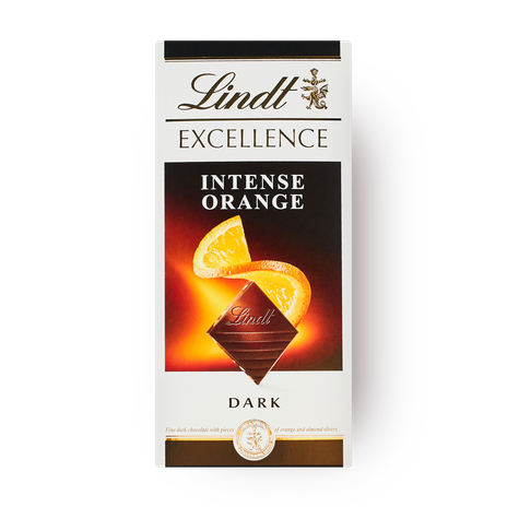 Шоколад тёмный Lindt Excellence с кусочками апельсина