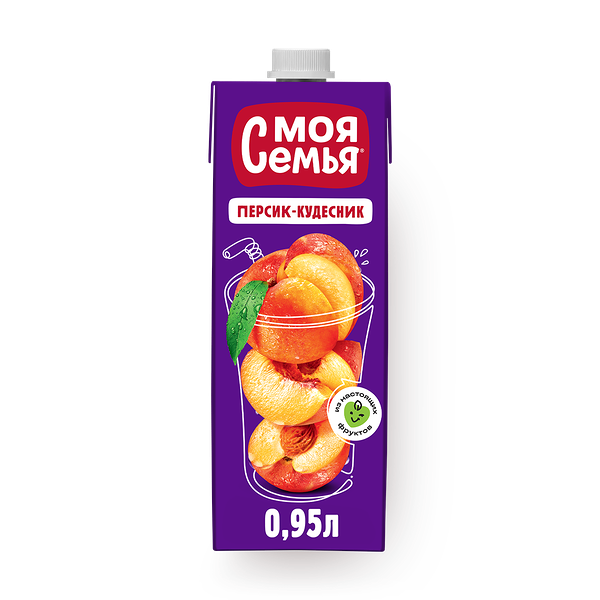 Напиток сокосодержащий Персик-Кудесник «Моя Семья»