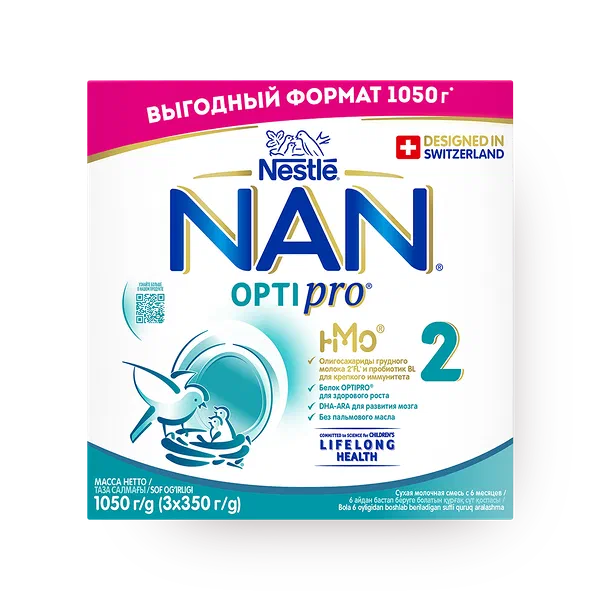 Смесь молочная Optipro NAN 2 с 6 месяцев
