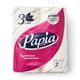 Полотенца бумажные Papia 3 слоя белые
