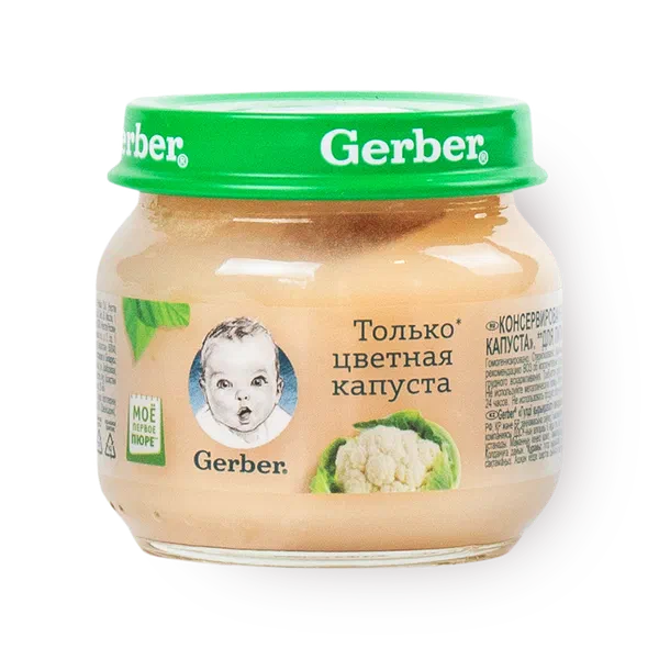 Пюре Gerber Только цветная капуста с 4 месяцев