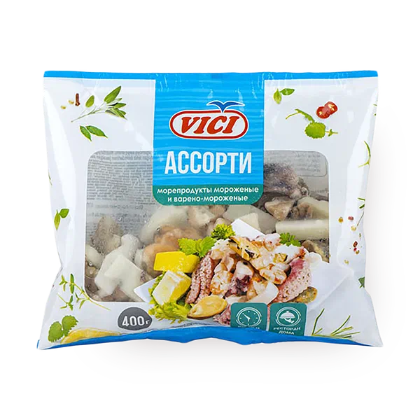 Морепродукты ассорти VICI замороженное