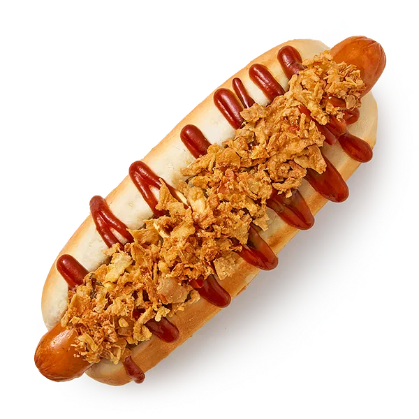 Хот-дог BBQ с куриной колбаской «Из Лавки»