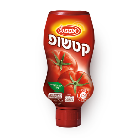 קטשופ אסם בקבוק לחיץ