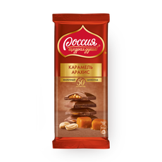 Шоколад Россия карамель-арахис