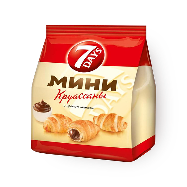Круассаны мини 7 Days со вкусом какао