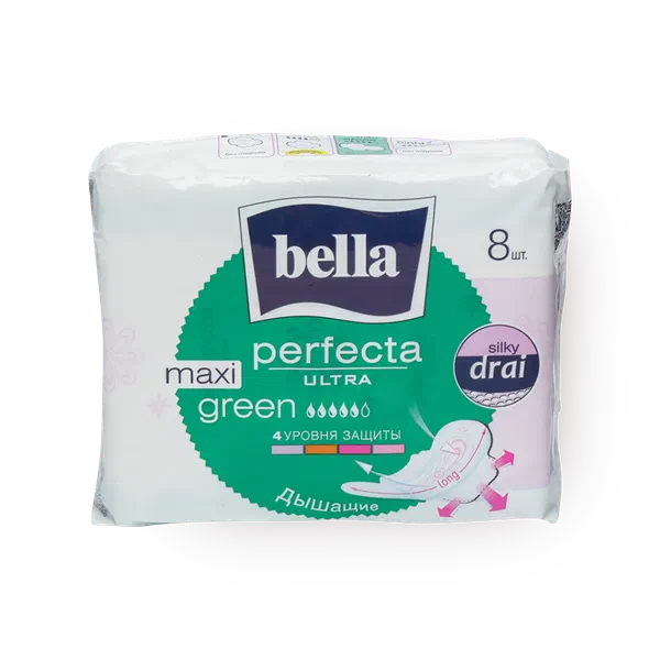 Прокладки гигиенические ультратонкие Bella Perfecta Ultra Maxi Green