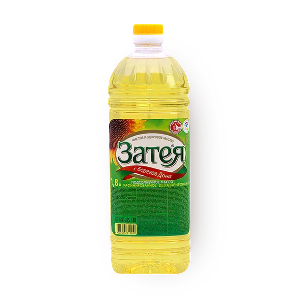 Масло подсолнечное Затея рафинированное