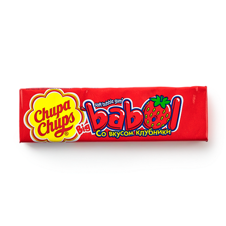 Жевательная резинка Chupa Chups Big babol клубника