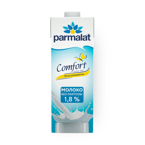 Молоко безлактозное 1,8% Parmalat Comfort ультрапастеризованное