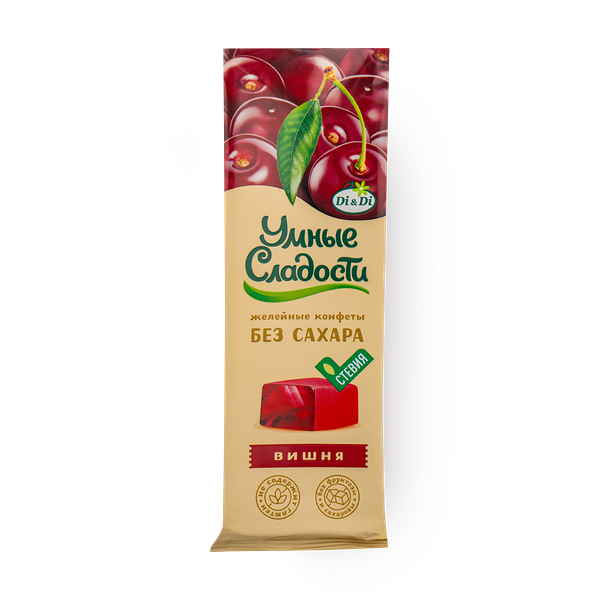 Конфеты «Умные сладости» желейные со вкусом вишни