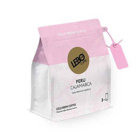 Кофе молотый в фильтр-пакете Lebo Cold Brew Coffee Peru