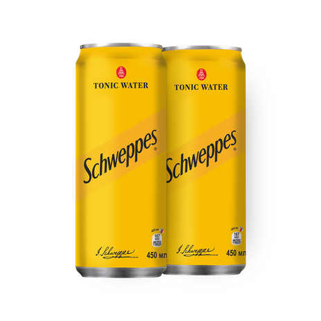 Тоник Schweppes, 450 ml 2шт