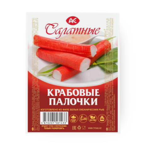 Крабовые палочки «АС» Салатные 15%