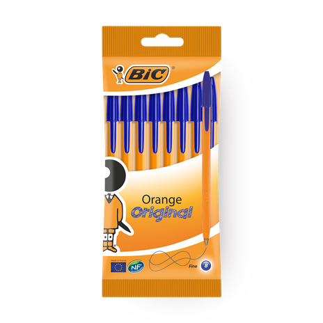 Ручка шариковая Bic Orange Fine синяя