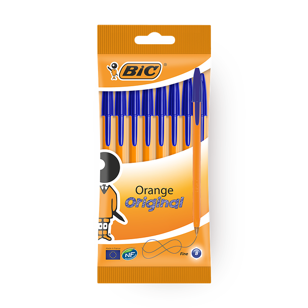Ручка шариковая Bic Orange Fine синяя