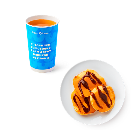 Чай облепиха-имбирь-мёд «Из Лавки» + Панкейки с джемом Mfood.kz