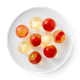 Шарики желейные с яблоком, клубникой, виноградом Fresco