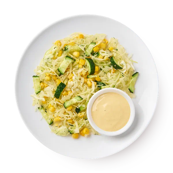 Салат из капусты с огурцом и кукурузой Damdala