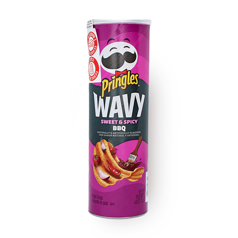 פרינגלס wavy ברביקיו מתוק חריף