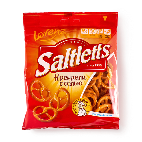 Крендели Saltletts Lorenz с солью, 150 г — купить с доставкой из Яндекс ...