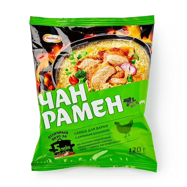 Лапша Чан Рамен «Доширак» Black Pasta, 120 г — купить с доставкой из ...