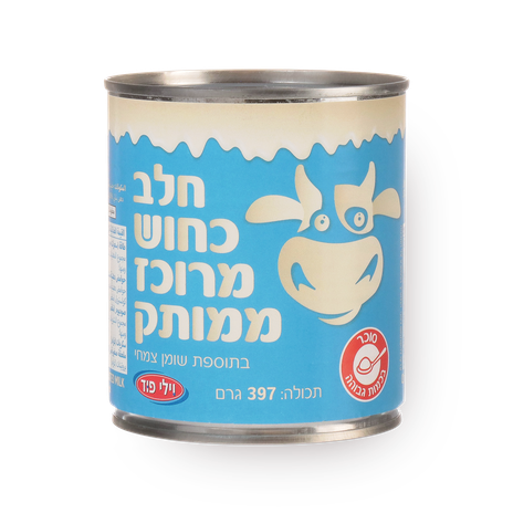 חלב מרוכז וילי פוד ממותק 8%