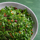 Delicatessen Green salad with burgul and cranberries