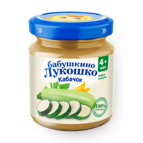 Пюре «Бабушкино лукошко» кабачок с 4 месяцев