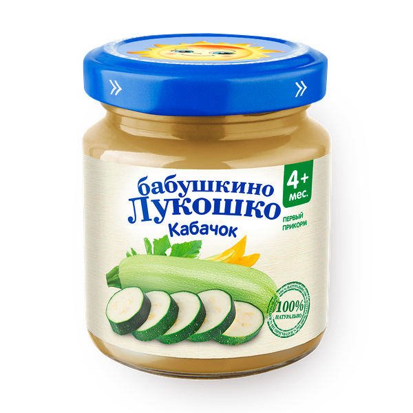 Пюре «Бабушкино лукошко» кабачок с 4 месяцев