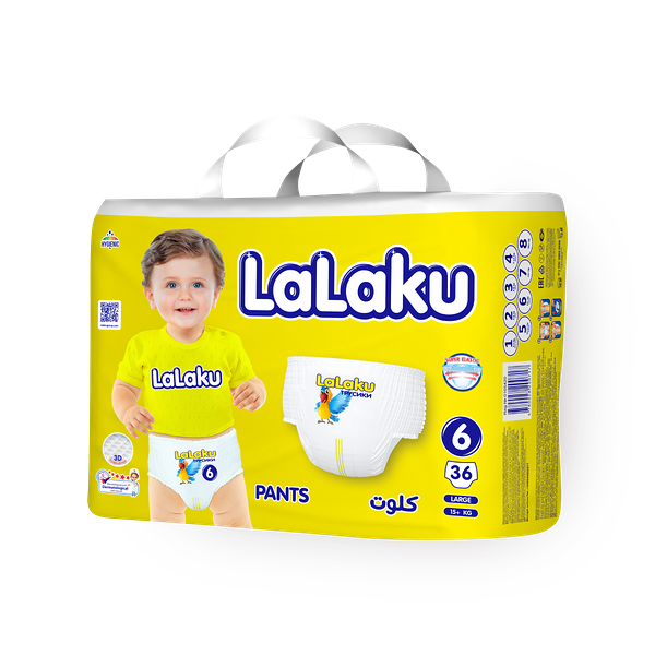 Подгузники-трусики Lalaku размер 5 15 кг
