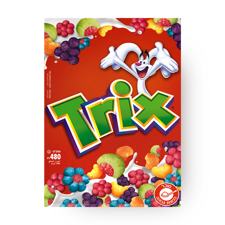 Trix fruit flavored cereals