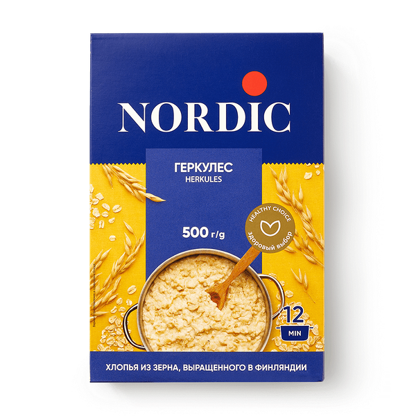 Хлопья овсяные Герку­лес Nordic