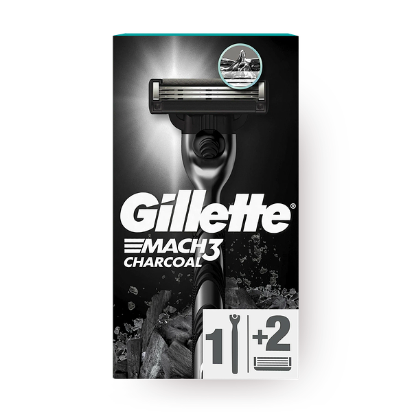Бритва Gillette Mасн 3 Charcoal со сменными кассетами