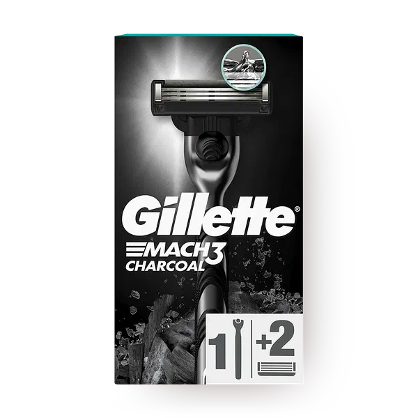 Бритва Gillette Mасн 3 Charcoal со сменными кассетами