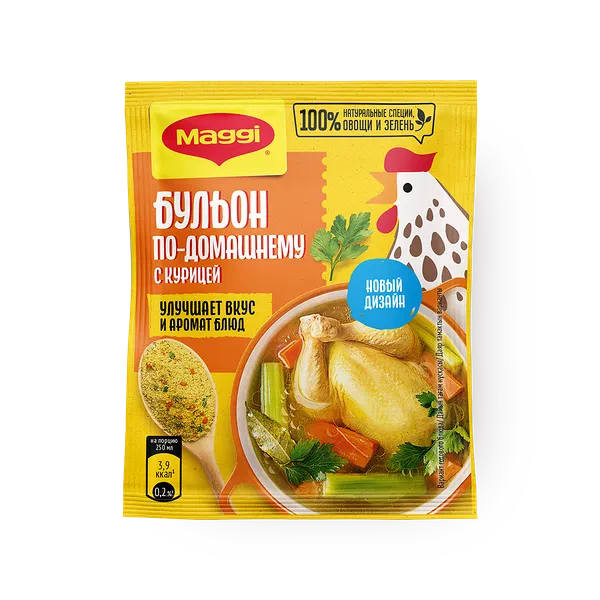 Бульон Maggi Домашний с курицей, овощами и зеленью