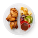 Шашлык куриный с овощами