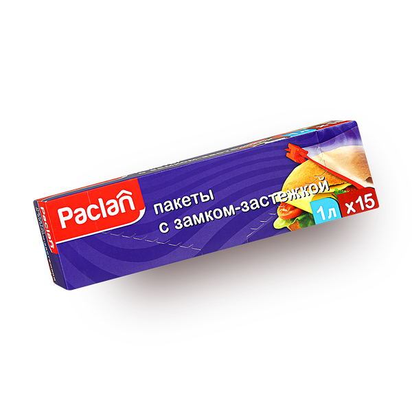 Пакеты Paclan с замком-застёж­кой