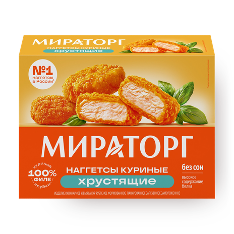 Наггетсы куриные хрустящие «Мираторг»