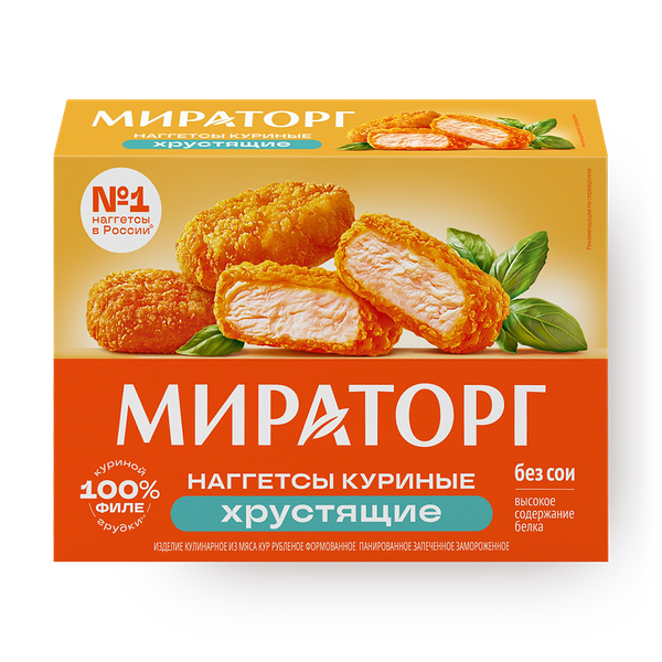 Наггетсы куриные хрустящие «Мираторг»