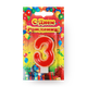Свеча Цифры 3 Candles Asia