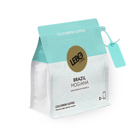 Кофе молотый в фильтр-пакете Lebo Cold Brew Coffee Brazil