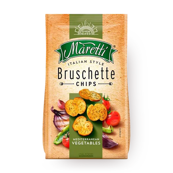 Сухарики Maretti со средиземноморскими овощами