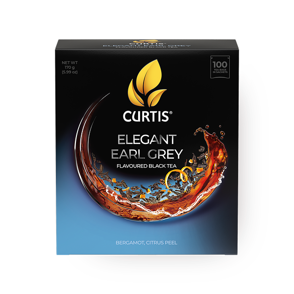 Чай чёрный Curtis Elegant Earl Grey с бергамотом мелколистовой в пакетиках