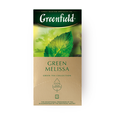 Чай зелёный Green Melissa Greenfield в пакетиках — купить с доставкой ...