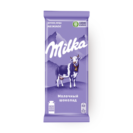 Шоколад молочный Milka